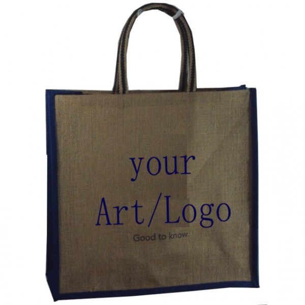 1. Eco-friendly jute shopping bags" 2. "Reusable jute bags"