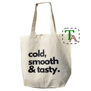 High-quality natural cotton tote bags for wholesale export with custom logo printing.