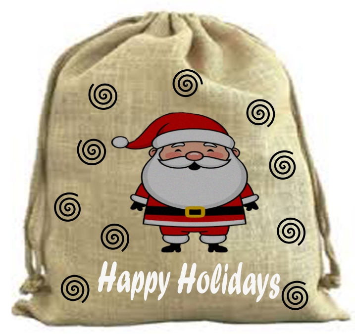 Jute Christmas bags
