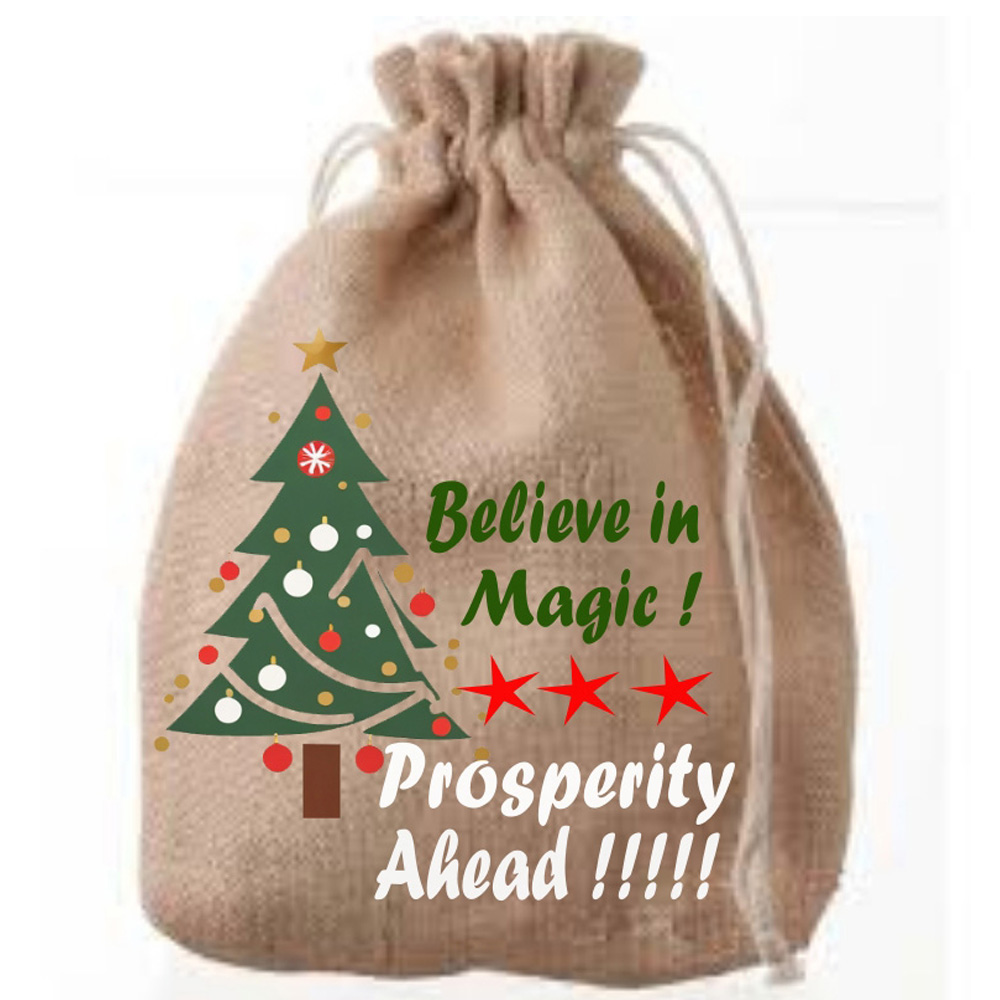 Burlap Christmas sacks
