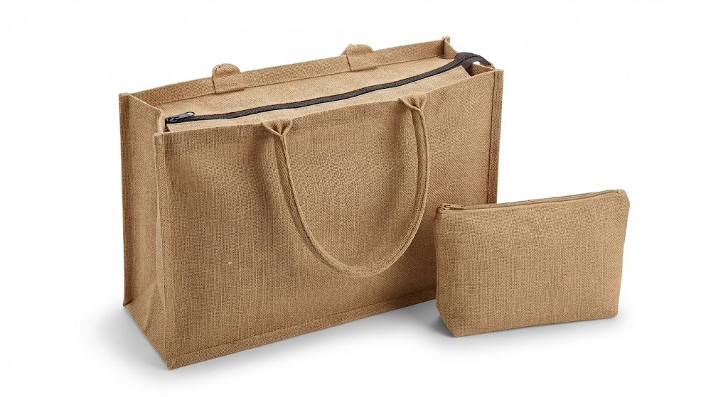     jute bags with zip
