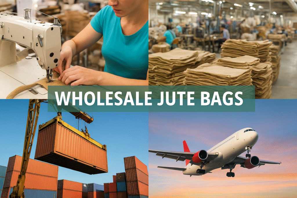 jute bags shipping by air -sea